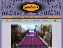 Tablet Screenshot of cressidabell.com